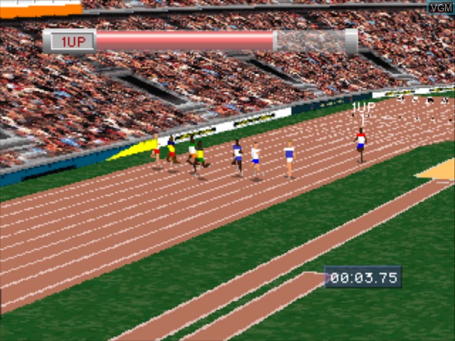 In-game screen of the game Olympic Summer Games - Atlanta 1996 on 3DO