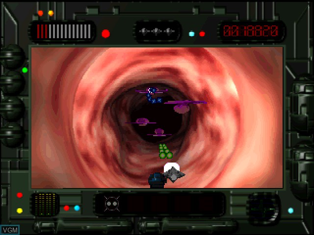 In-game screen of the game Microcosm on 3DO
