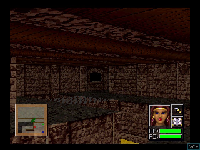 In-game screen of the game Advanced Dungeons & Dragons - Slayer on 3DO