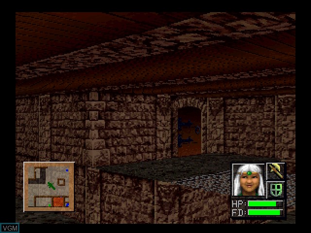 In-game screen of the game Advanced Dungeons & Dragons - Lost Dungeon on 3DO