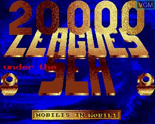 Title screen of the game 20000 Leagues Under the Sea on Commodore Amiga