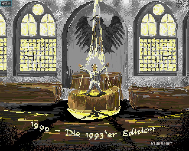 Title screen of the game 1990 - Die 1993'er Edition on Commodore Amiga