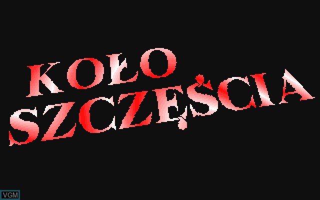 Title screen of the game Kolo Szczescia on Commodore Amiga