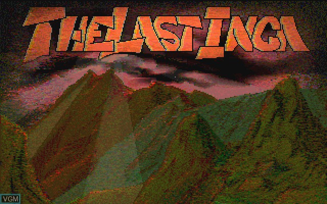 Title screen of the game Last Inca, The on Commodore Amiga