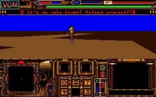 In-game screen of the game A.G.E. - Advanced Galactic Empire on Commodore Amiga