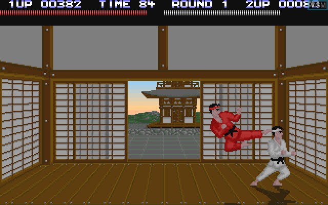 In-game screen of the game Chinese Karate on Commodore Amiga