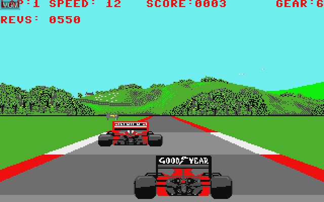 In-game screen of the game Formula 1 Grand Prix on Commodore Amiga