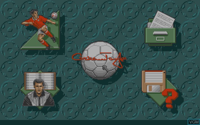 In-game screen of the game GT Soccer Challenge on Commodore Amiga