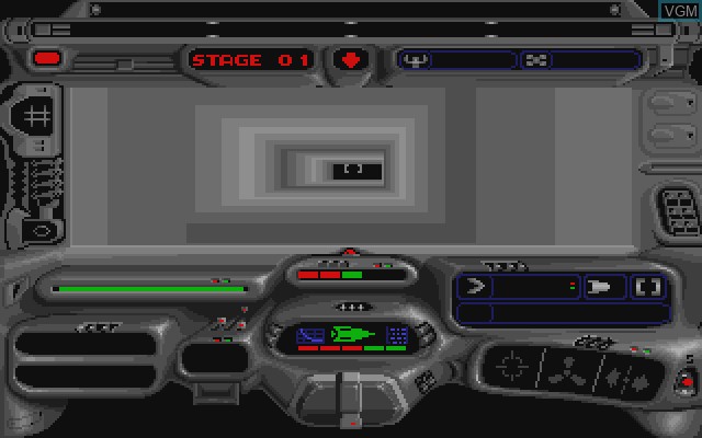 In-game screen of the game Tunnels of Armageddon on Commodore Amiga