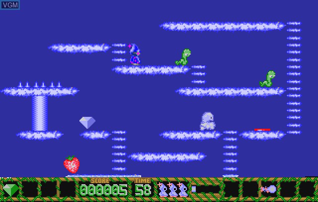 In-game screen of the game Black Magic on Commodore Amiga