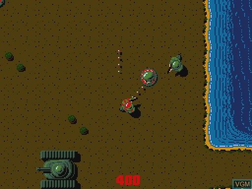 In-game screen of the game Blood 'n Bullets on Commodore Amiga