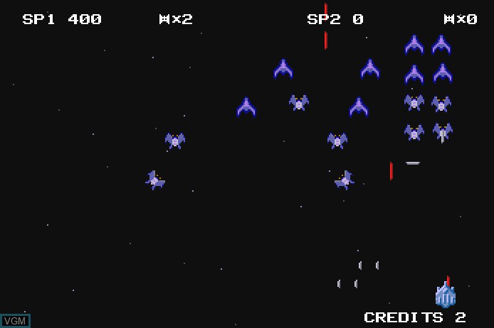 In-game screen of the game Galaga 94 on Commodore Amiga