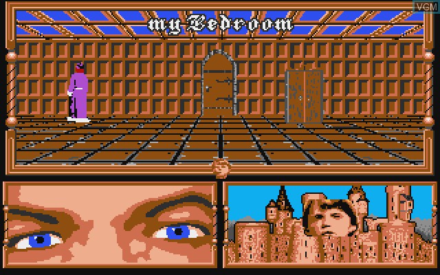 In-game screen of the game Grimblood on Commodore Amiga