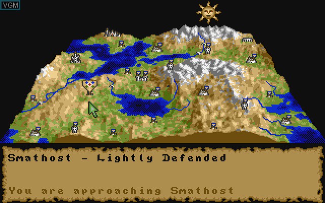 In-game screen of the game Legend on Commodore Amiga