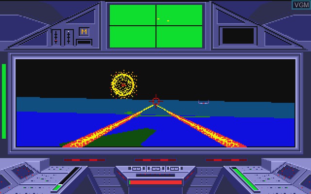 In-game screen of the game SDI - Strategic Defense Initiative on Commodore Amiga