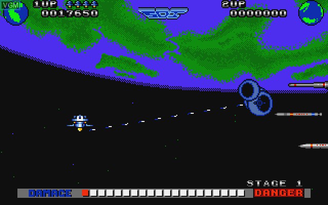 In-game screen of the game SDI on Commodore Amiga