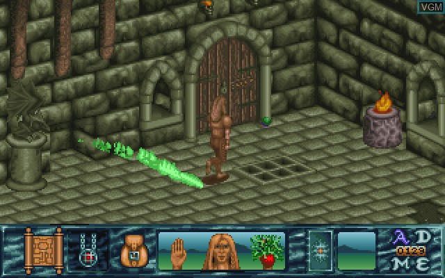 In-game screen of the game Seelenturm, Der on Commodore Amiga