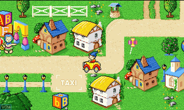 In-game screen of the game Noddy's Big Adventure on Commodore Amiga