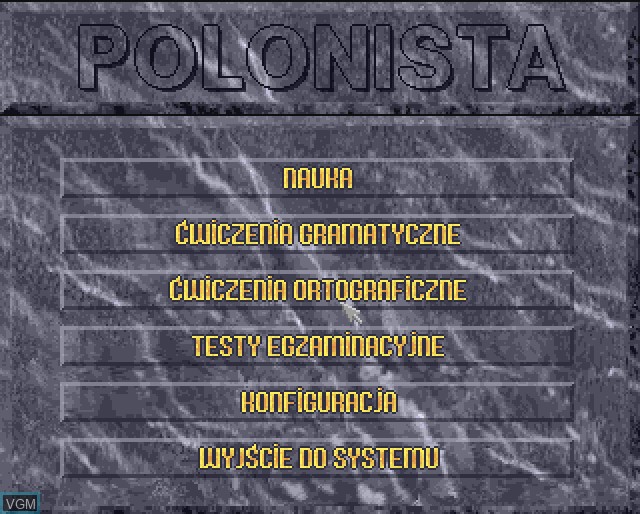 In-game screen of the game Polonista on Commodore Amiga