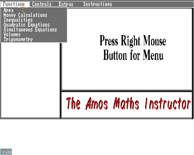 TAMI - The AMOS Maths Instructor