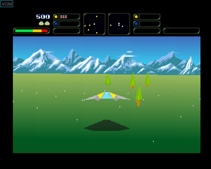 In-game screen of the game Guardian on Commodore Amiga