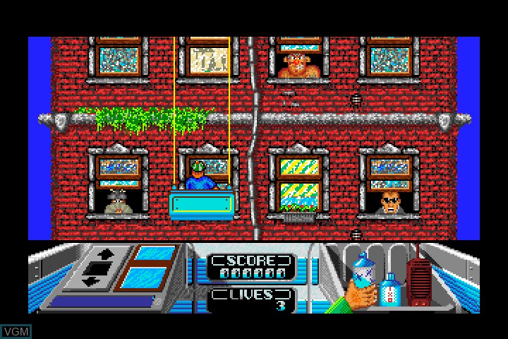In-game screen of the game Window Wizard on Commodore Amiga