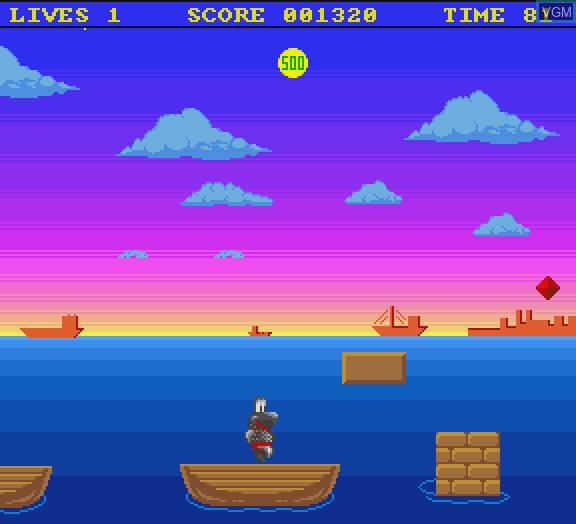 In-game screen of the game Amazing Adventures of Harry Haddock, The on Commodore Amiga