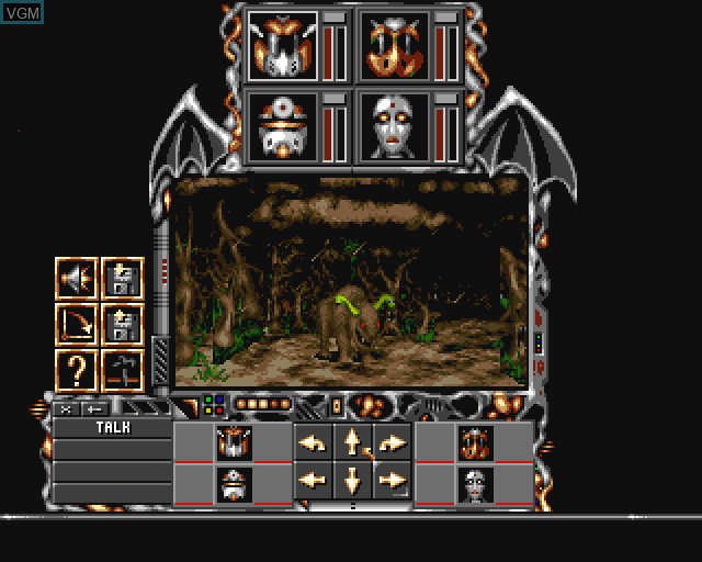 In-game screen of the game Black Dawn VI - Hellbound on Commodore Amiga