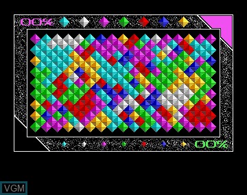 In-game screen of the game 7 Colors on Commodore Amiga