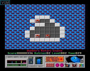 In-game screen of the game 4-Get-It on Commodore Amiga