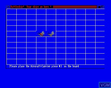 In-game screen of the game 50 Great Games on Commodore Amiga