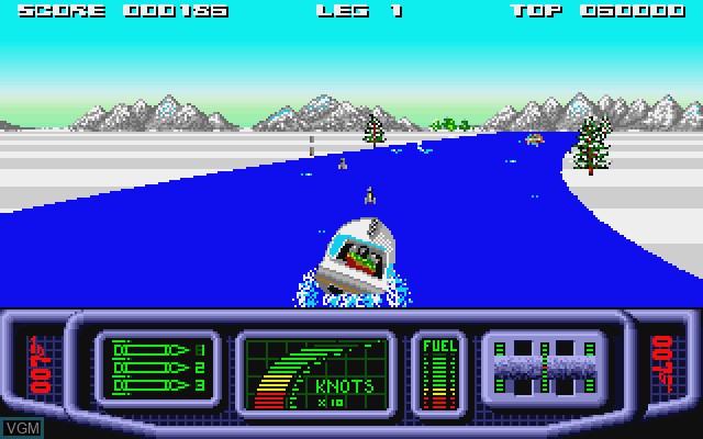 In-game screen of the game Live and Let Die on Commodore Amiga