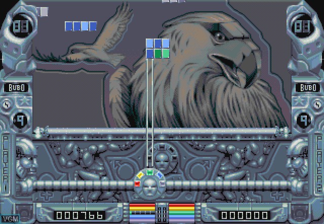 In-game screen of the game VitalLight on Commodore Amiga