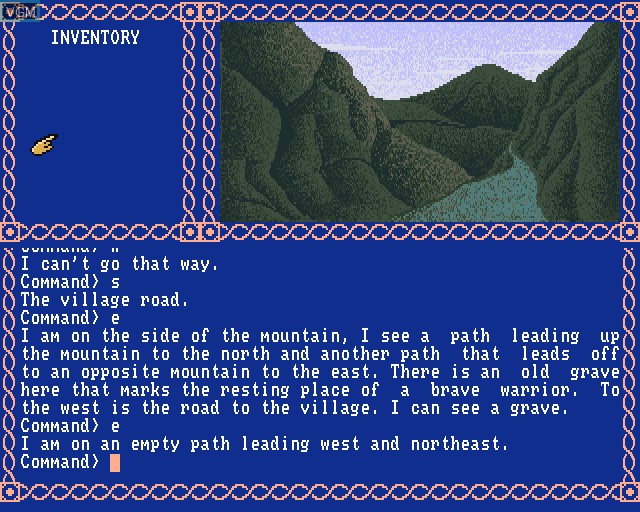 In-game screen of the game Last Inca II, The - Quest of Fate on Commodore Amiga