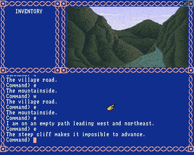 In-game screen of the game Last Inca, The on Commodore Amiga