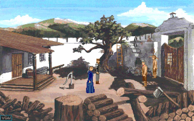 In-game screen of the game Schatz im Silbersee, Der on Commodore Amiga