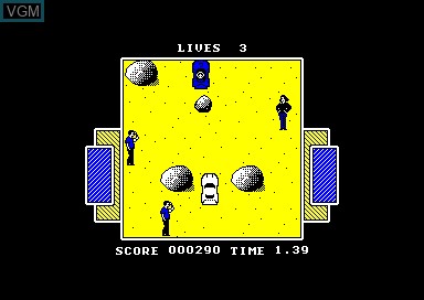In-game screen of the game American Turbo King on Amstrad CPC