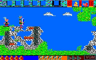 In-game screen of the game Asterix & La Potion Magique on Amstrad CPC