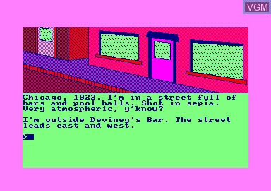 In-game screen of the game Bugsy on Amstrad CPC