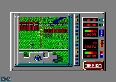 In-game screen of the game Combat Zone Mentor on Amstrad CPC
