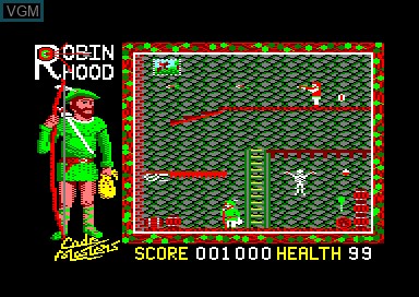 In-game screen of the game Robin Hood on Amstrad CPC