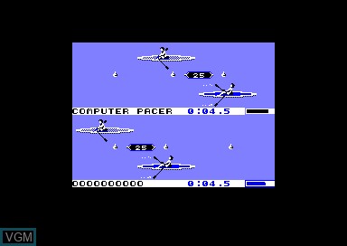 In-game screen of the game Summer Games 2 on Amstrad CPC
