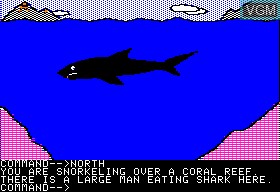 In-game screen of the game Abyssal Zone, The on Apple II