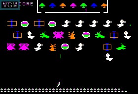 In-game screen of the game County Carnival on Apple II