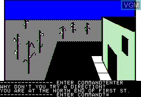 In-game screen of the game Cranston Manor on Apple II