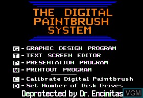 Digital Paintbrush System, The