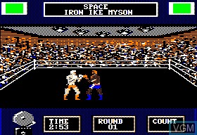 In-game screen of the game Star Rank Boxing 2 on Apple II