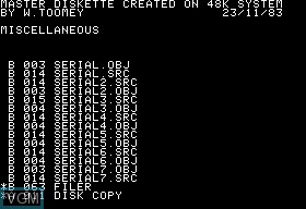 White Disk 03A - Copy And DOS Use