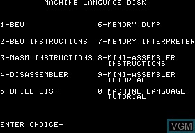 White Disk 05B - Machine Language Utilities