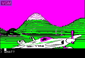 In-game screen of the game Wilderness on Apple II